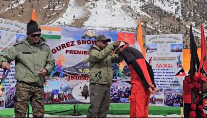 J&K: Indian army hosts Gurez Snow Cricket Premier League 2026