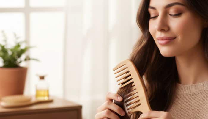 Natural Wooden Combs For Gentle Everyday Hair Care