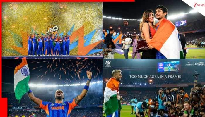 Team India's celebration after winning T20 World Cup 2026 - In Pics