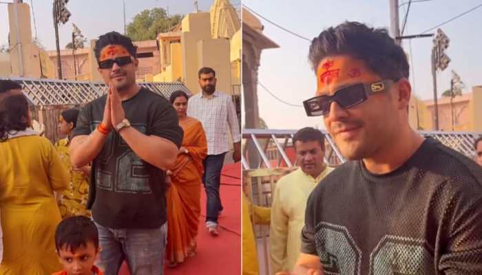 Sidharth Bhardwaj visits Mahakal Temple in Ujjain, seeks blessings