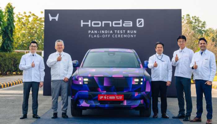 Honda 0 Alpha electric SUV testing begins in India - Launch timeline & more