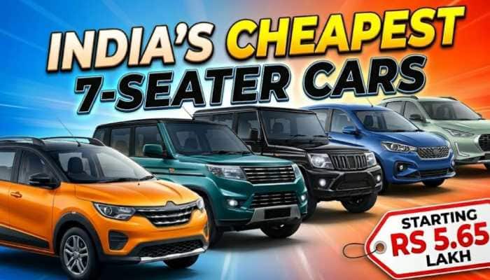 India’s cheapest 7-seater cars: Prices start at just Rs 5.65 lakh; Have a look