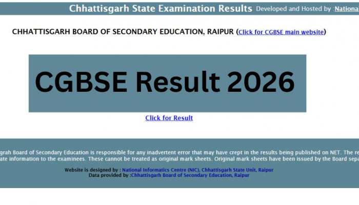 Chhattisgarh board result 2026: CGBSE class 10, 12 results to be released soon