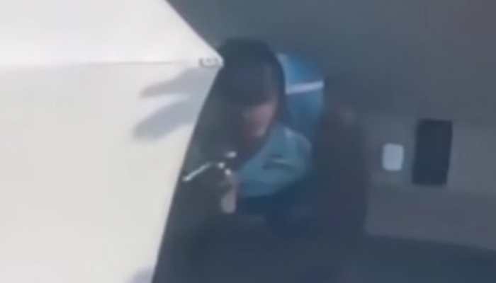 WATCH: GT star spotted smoking as Rashid Khan walks in and says....