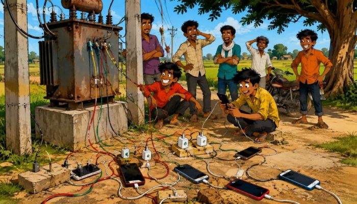 Deadly 'jugaad': Bihar locals risk electrocution to charge mobile phones