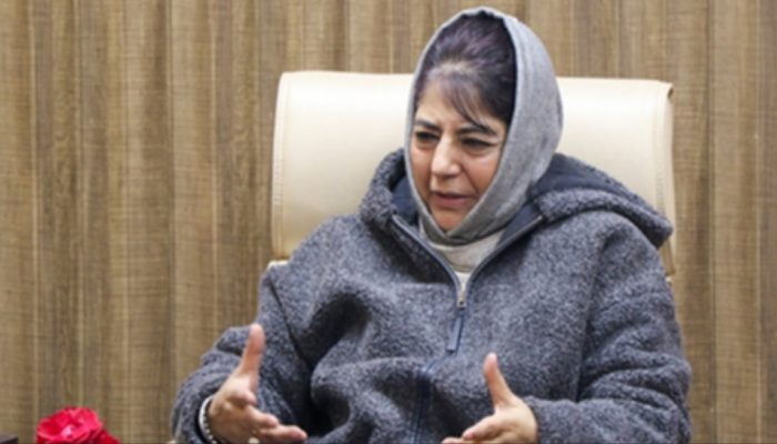 Mehbooba calls for dialogue, says peace in J-K must be built with 'dignity'