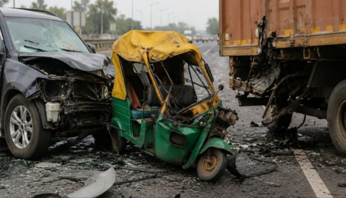 Six killed in multi-vehicle collision in Bihar's Khagaria district