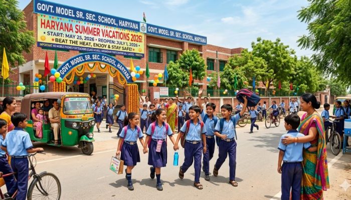 Haryana summer vacations 2026 announced: Schools closed till this date