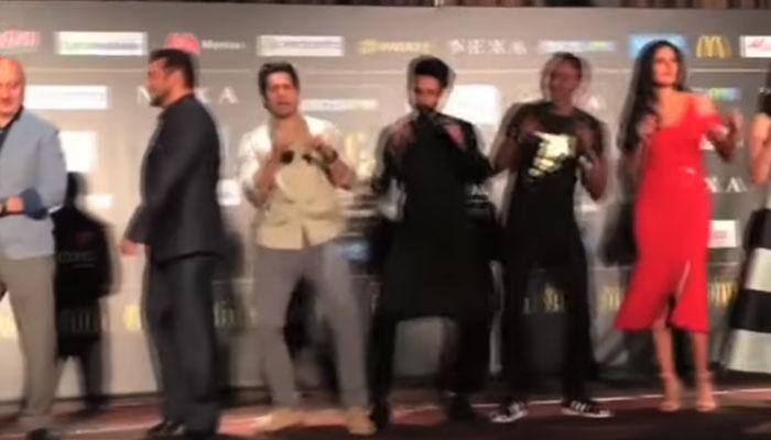 WATCH: Salman Khan, Shahid Kapoor, Katrina Kaif, Alia Bhatt dance on Dwayne Bravo&#039;s &#039;Champion&#039; song at IIFA 2017