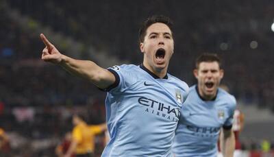 Manchester City`s Samir Nasri out for three weeks