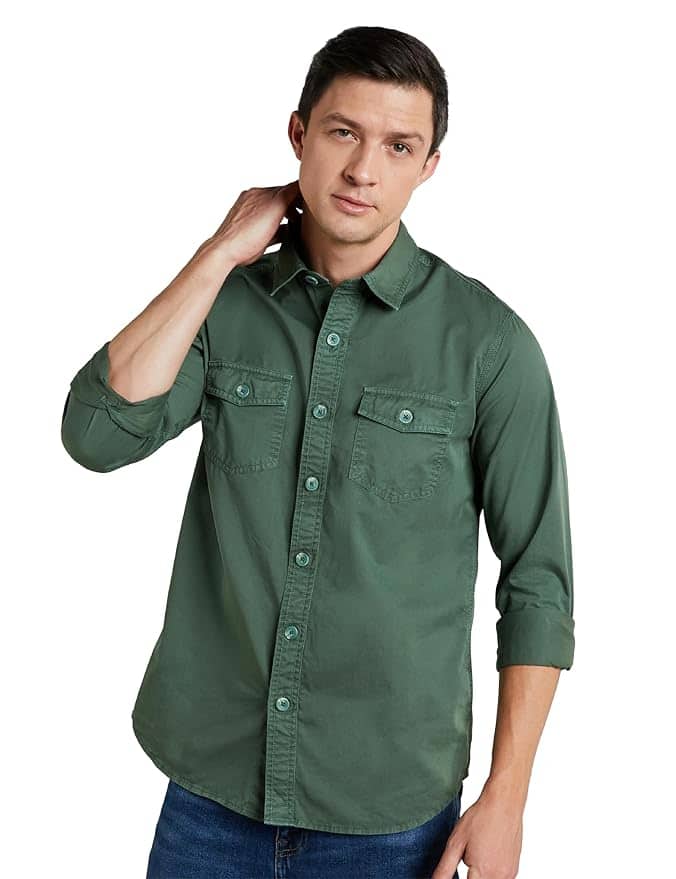 Symbol Premium Men's Casual Washed Cotton Twill Shirt Symbol Premium Men's Casual Washed Cotton Twill Shirt