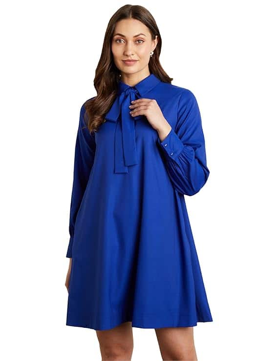 Symbol Premium A-Line Flared Dress (Knee Length)