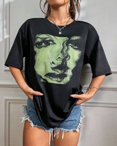 SZN Men Graphic Printed Drop Shoulder Oversized T-Shirt