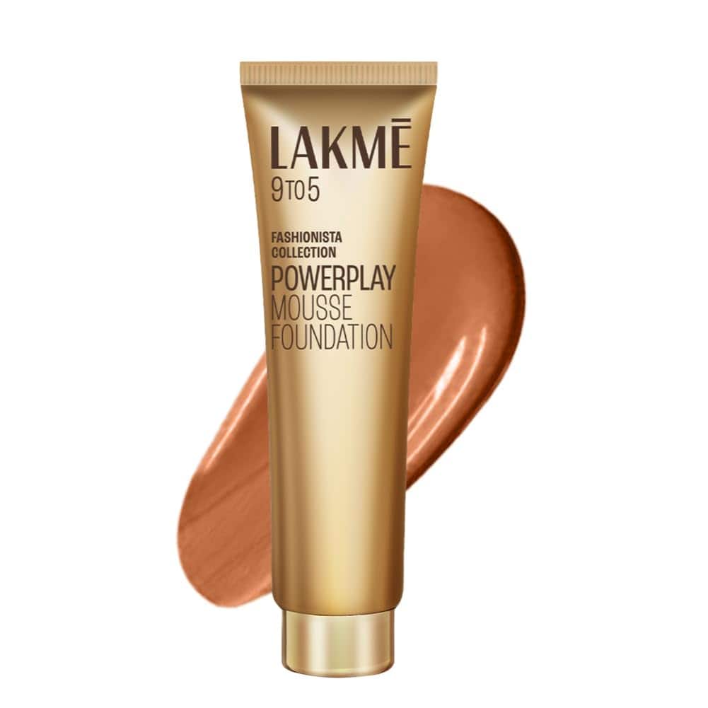  Lakme 9to5 Powerplay Mousse Foundation, Beige Caramel, 25g