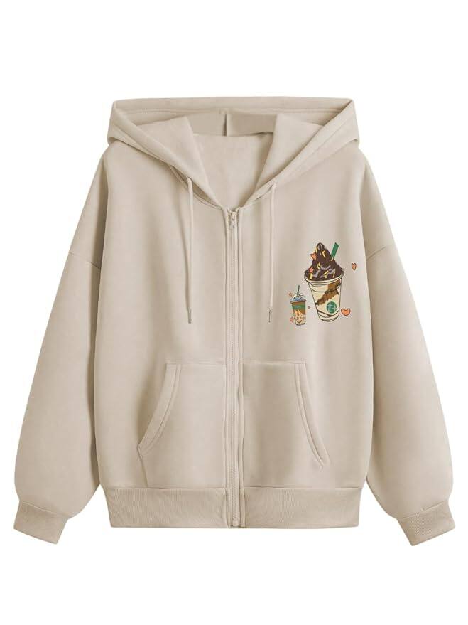Tagas Women’s Solid Zipper Hooded Sweatshirt Tagas Women’s Solid Zipper Hooded Sweatshirt