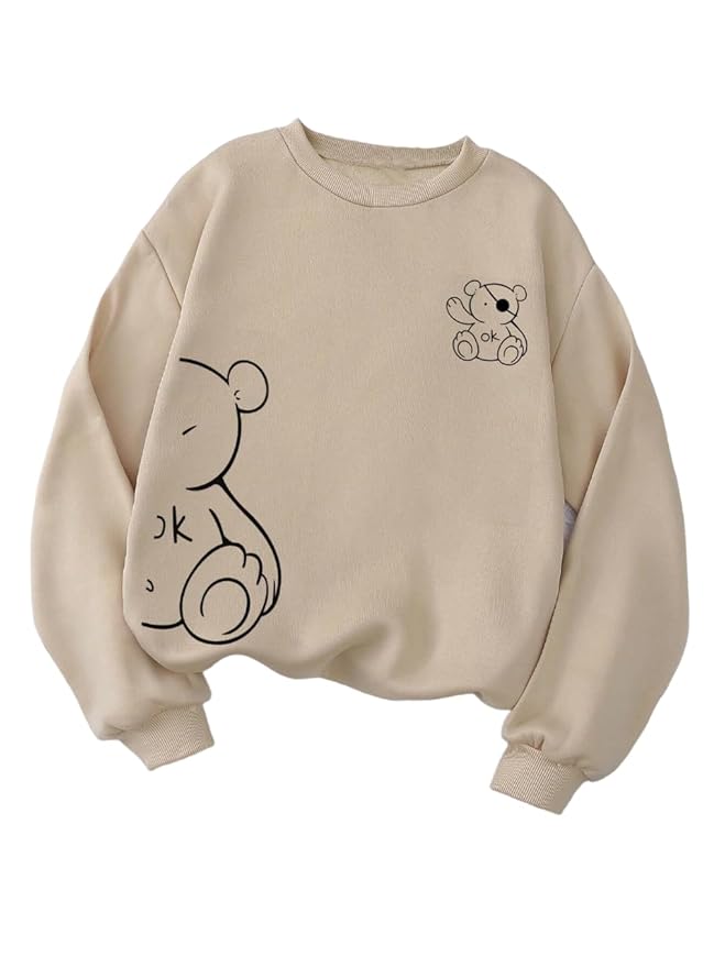 TAGAS Bear Graphic Sweatshirt for Women TAGAS Bear Graphic Sweatshirt for Women