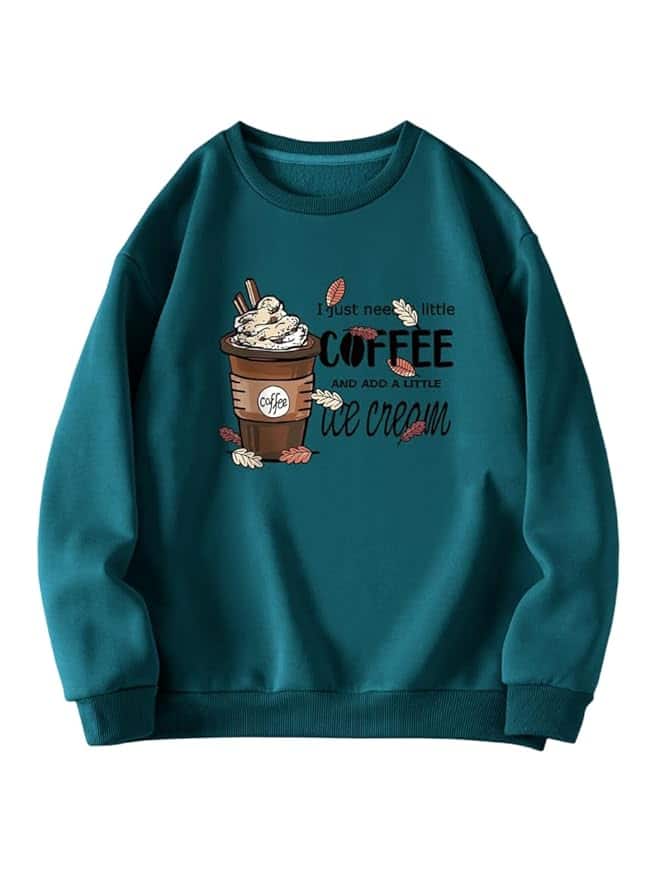 TAGAS Women's Printed Winter Sweatshirt