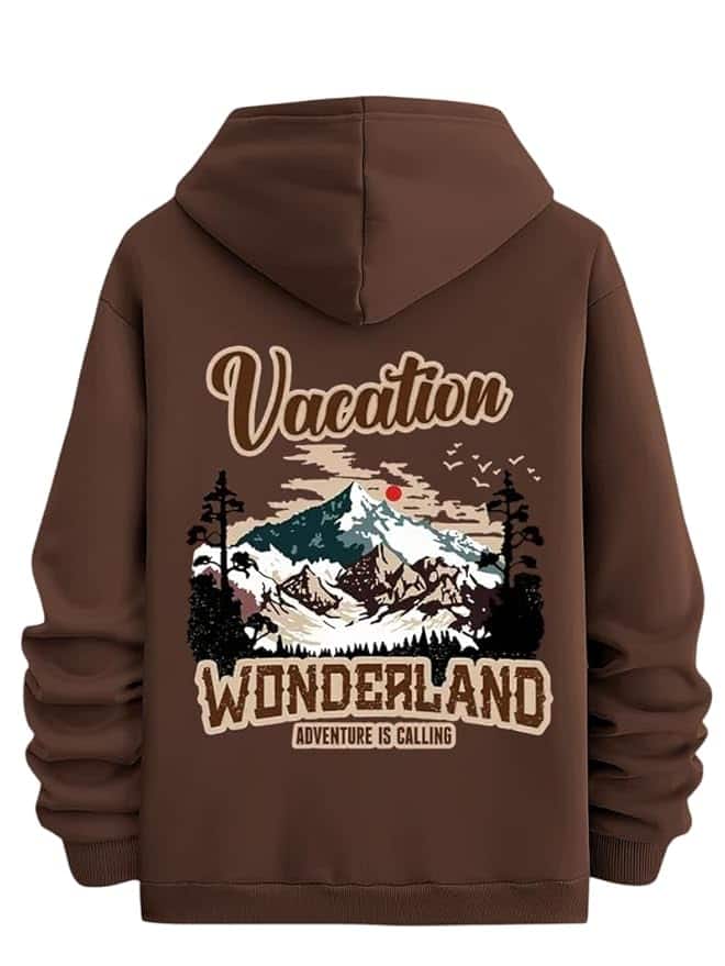 TAGAS Men’s Hoodie with Vacation Print