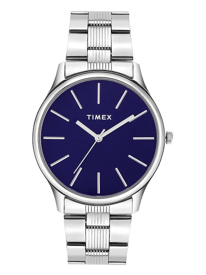 TIMEX Analog Blue Dial Silver Stainless Steel Watch (TWTG73SMU01) TIMEX Analog Blue Dial Silver Stainless Steel Watch (TWTG73SMU01)