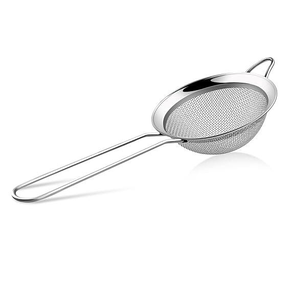 TIONTURE Fine Mesh Strainer – 3 inch