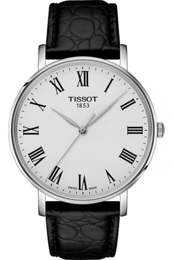 Tissot Men Leather Straps Analogue Watch T1434101603300 Tissot Men Leather Straps Analogue Watch T1434101603300