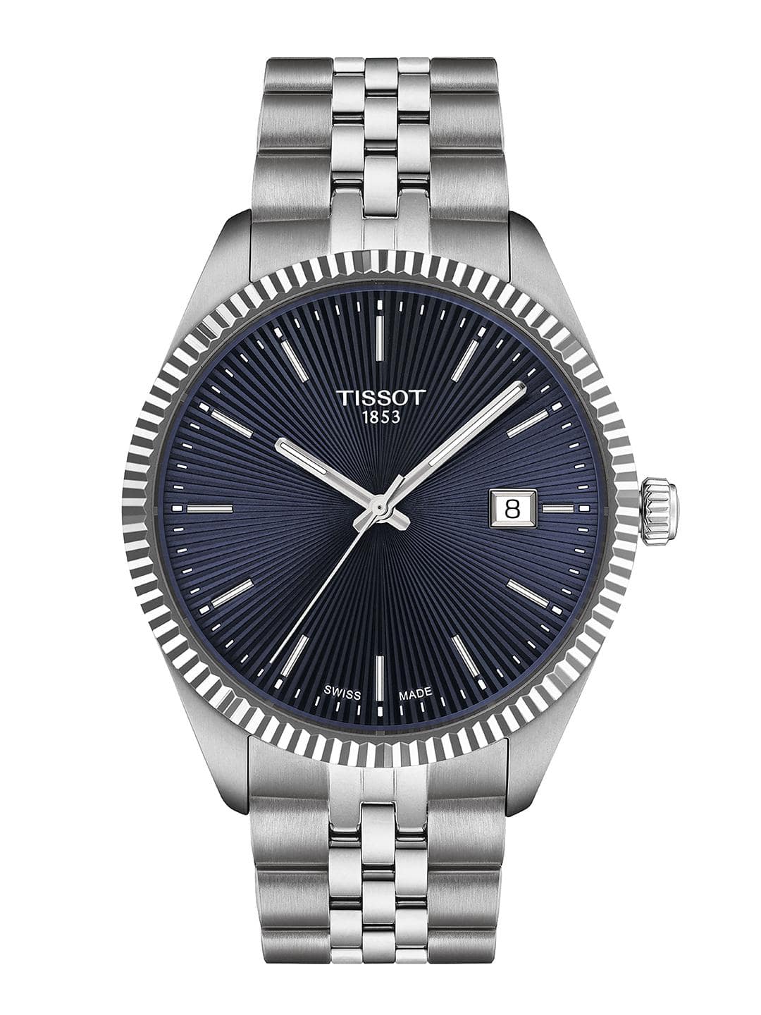 Tissot Men Blue Dial Stainless Steel Analogue Watch T1564101104100 Tissot Men Blue Dial Stainless Steel Analogue Watch T1564101104100