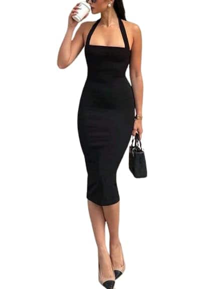 tivante solid tube halter neck top tivante solid tube halter neck top