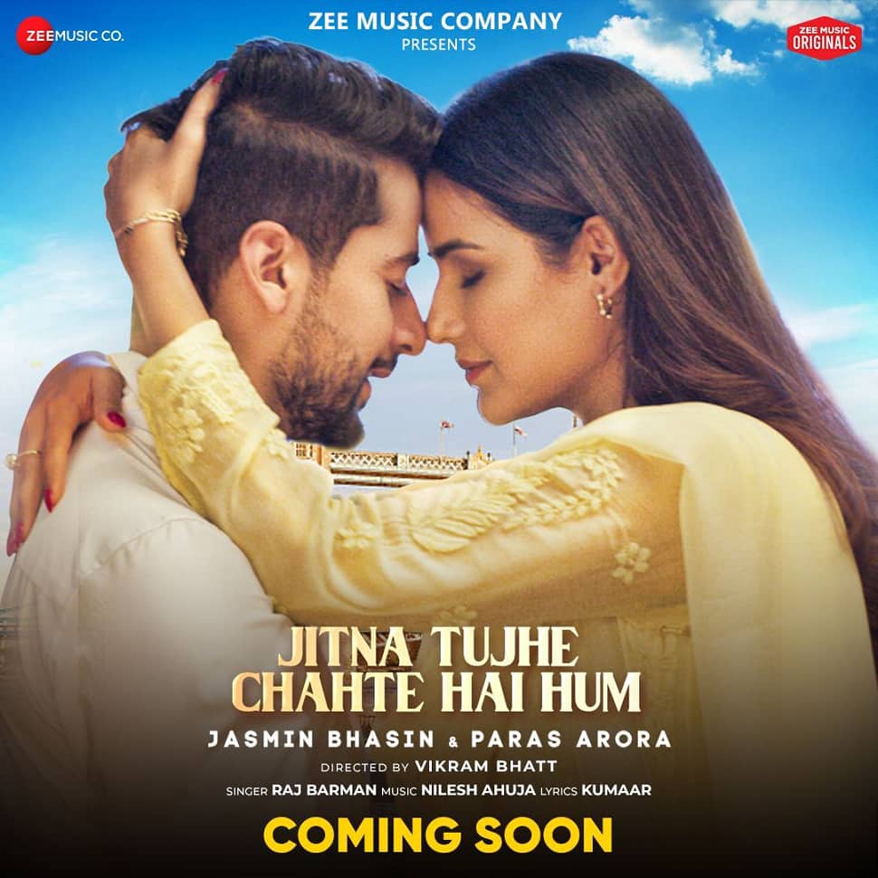 Mr Jatt Com Xxx Video - Nilesh Ahuja brings romantic track 'Jitna tujhe chahte hai hum' starring  Jasmin Bhasin and Paras Arora | People News | Zee News