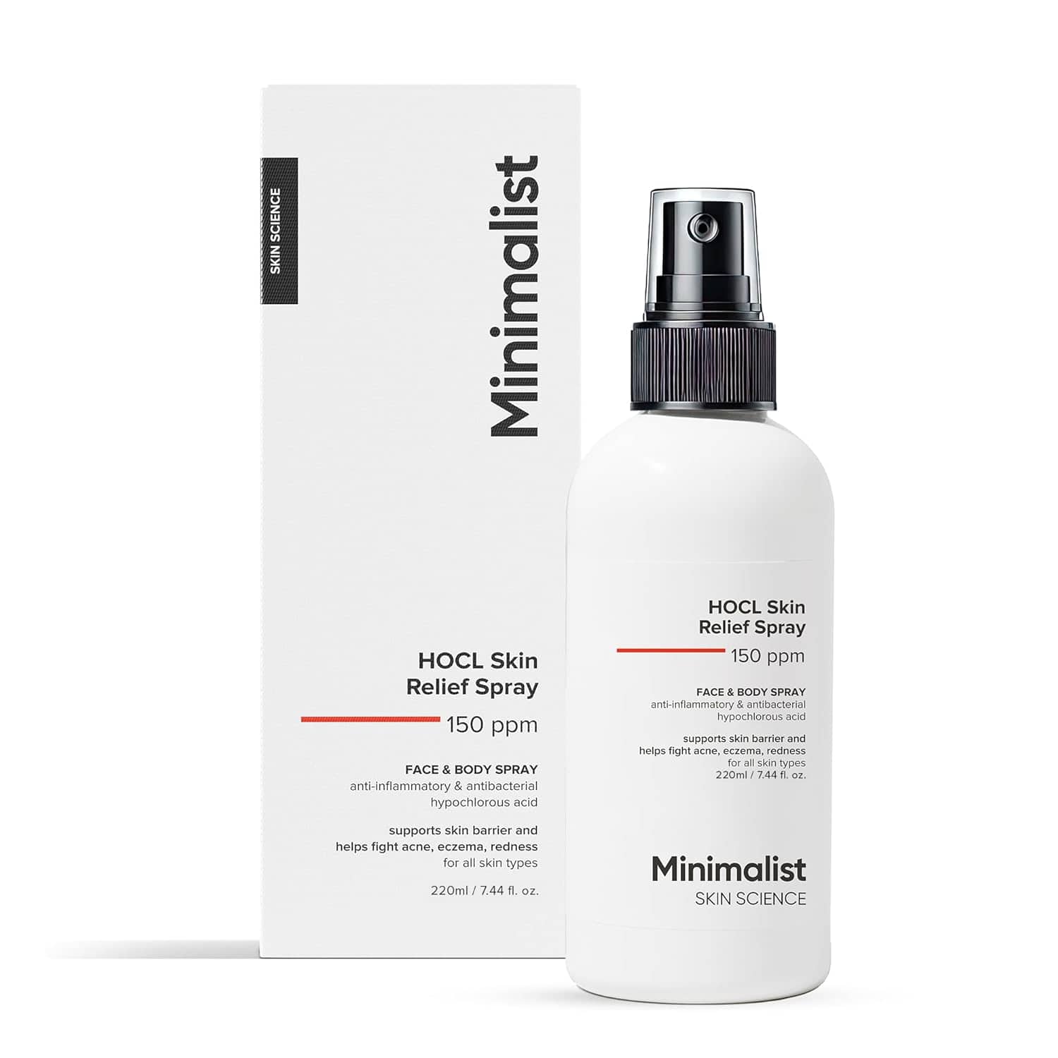 Minimalist Anti-Acne HOCL Face &amp; Body Spray For Skin Relief |