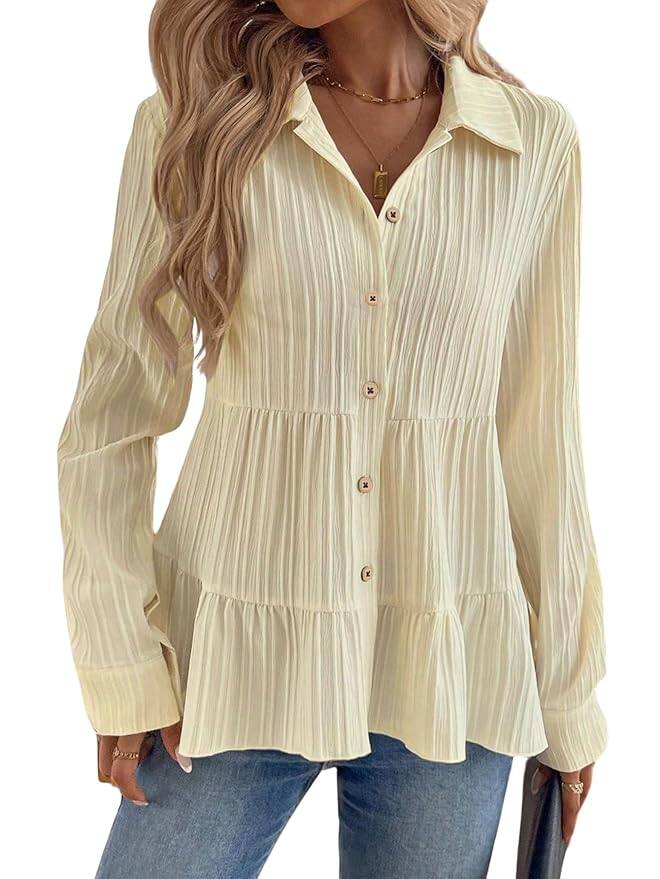 TOPLOT Button-Up Tunic for Women (5247) TOPLOT Button-Up Tunic for Women (5247)