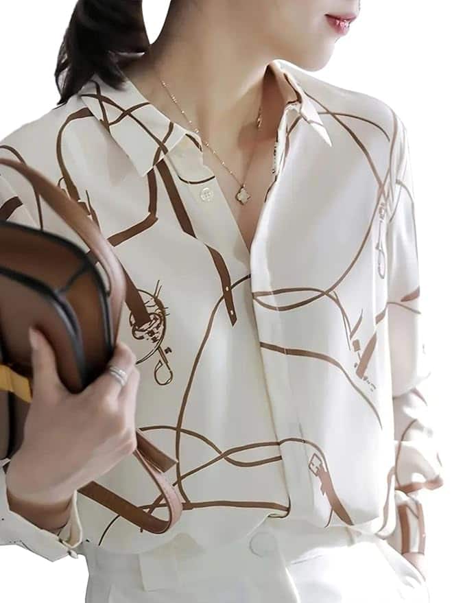 Trendy Queen Women's Short Sleeve Button-Down Shirt Trendy Queen Women's Short Sleeve Button-Down Shirt