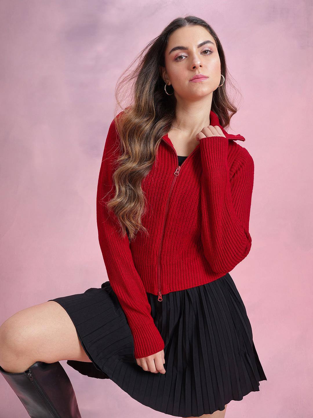  DressBerry Acrylic Cardigan