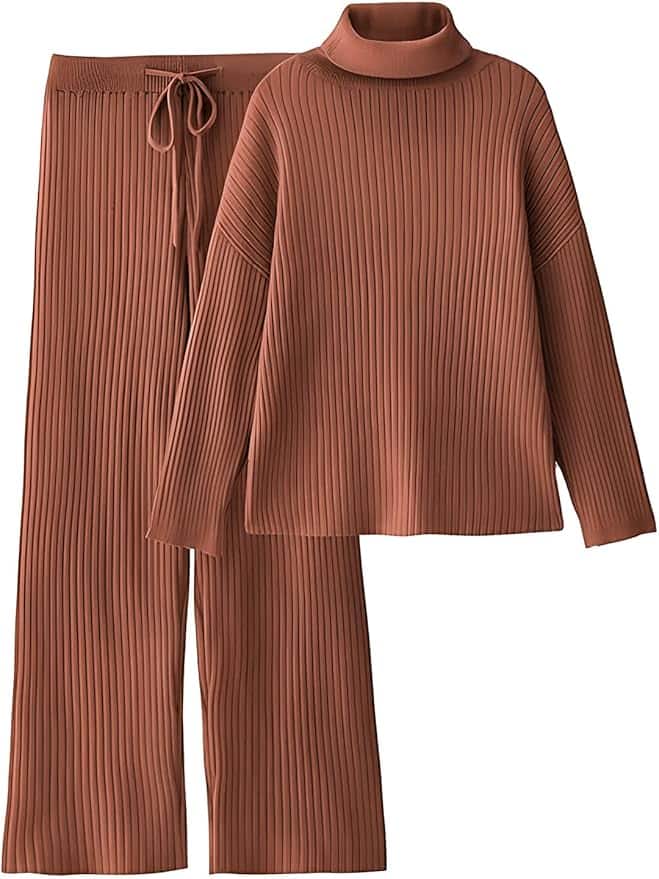 TYSORT Women’s Woollen Turtleneck Co-ord Set TYSORT Women’s Woollen Turtleneck Co-ord Set