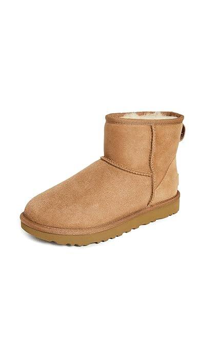 UGG Women's Classic Mini II Leather Ankle-High Suede Boot