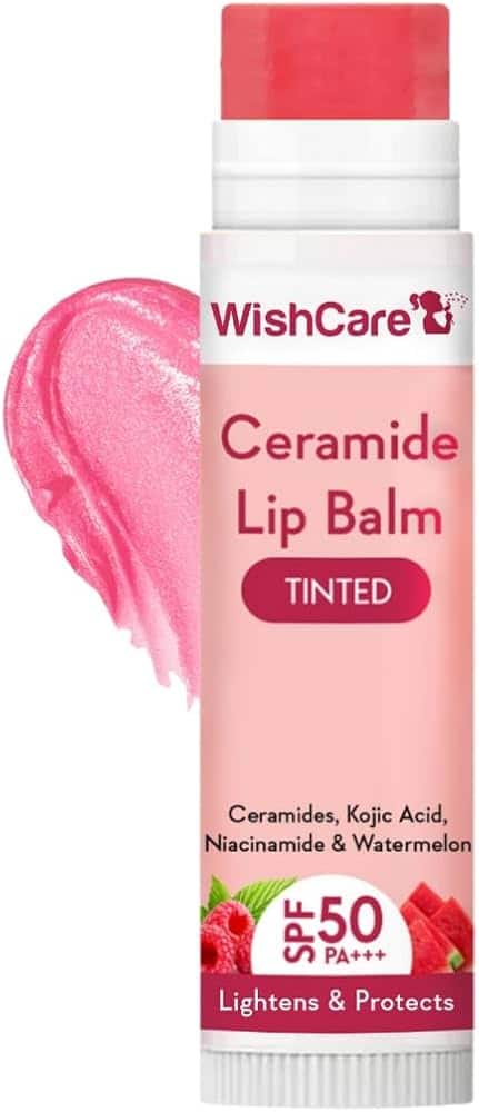  WishCare Unisex Ceramide Tinted Lip Balm with SPF50PA+++ - 5g