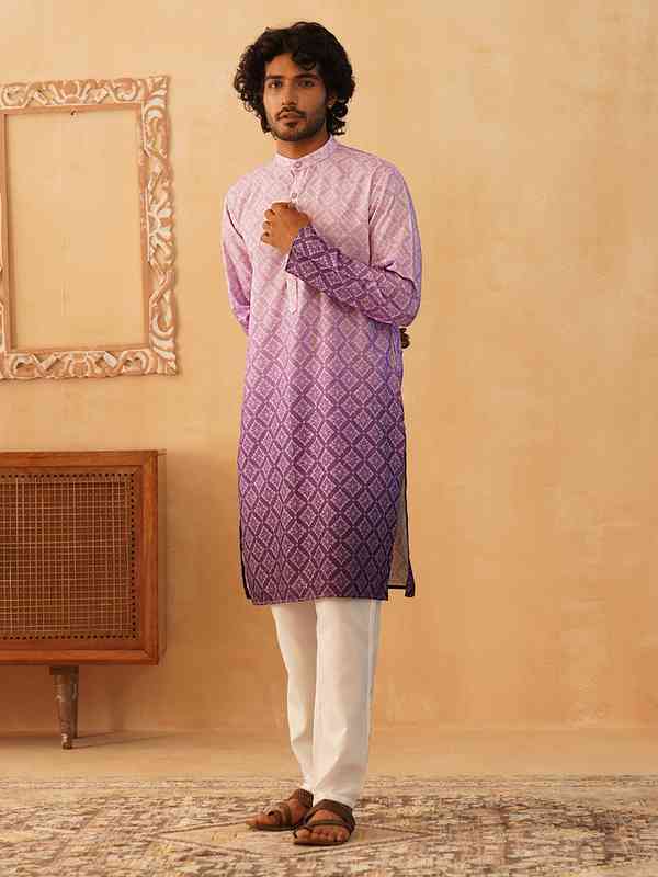 Jompers Ethnic Motifs Printed Straight Kurta with Pyjamas Jompers Ethnic Motifs Printed Straight Kurta with Pyjamas