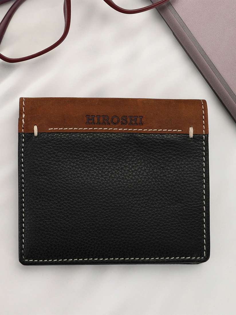 HIROSHI Men Leather Wallets