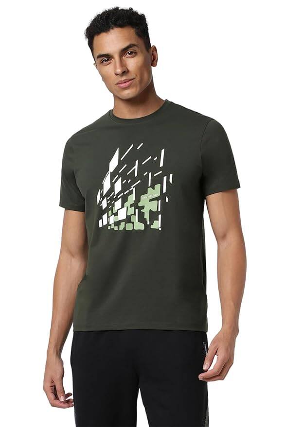  Van Heusen Men's Cotton Slim Fit T-Shirt