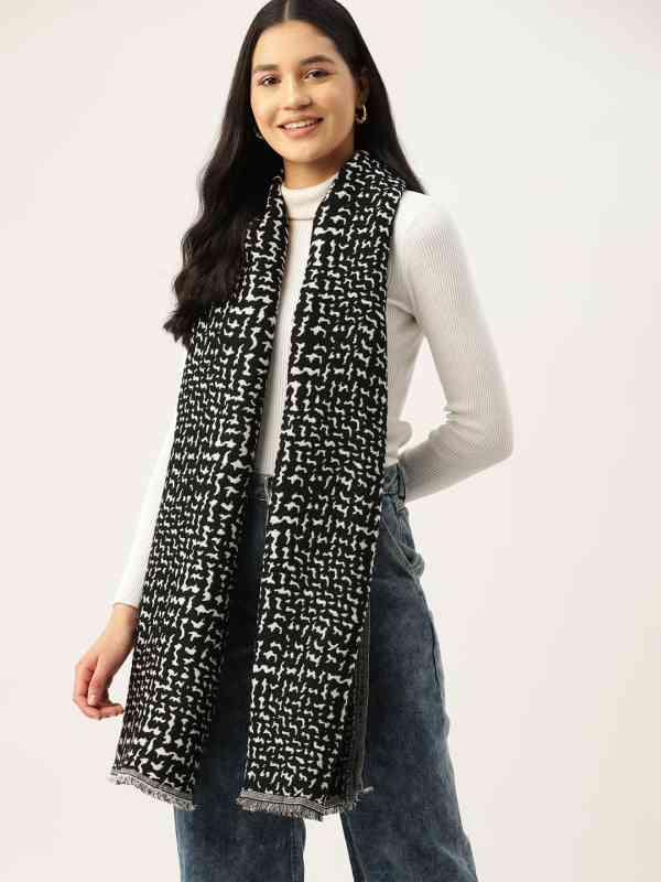 DressBerry Women Self Design Wool Acrylic Scarf DressBerry Women Self Design Wool Acrylic Scarf