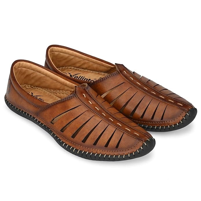 Vellinto Ethnic Juttis/Mojaris for Men