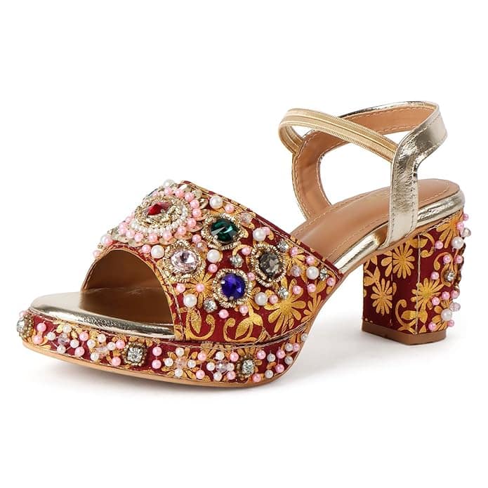 Vendoz Women's Wedding Party Heels Wedges Vendoz Women's Wedding Party Heels Wedges