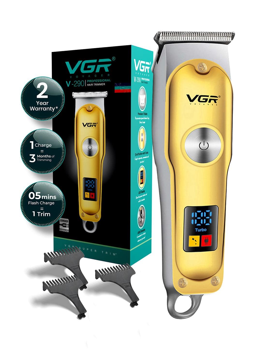 VGR V 290 Hair &amp; Beard Trimmer