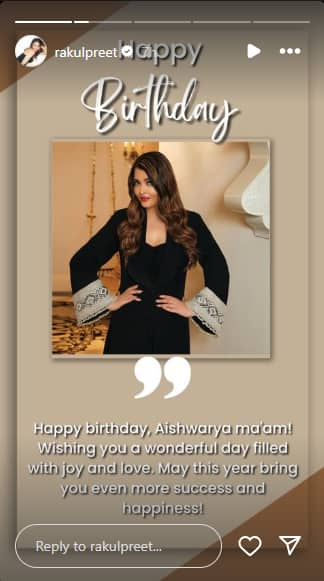 Aishwarya Rai Receives Heartfelt Birthday Wishes From Kajol And Rakul Preet | People News