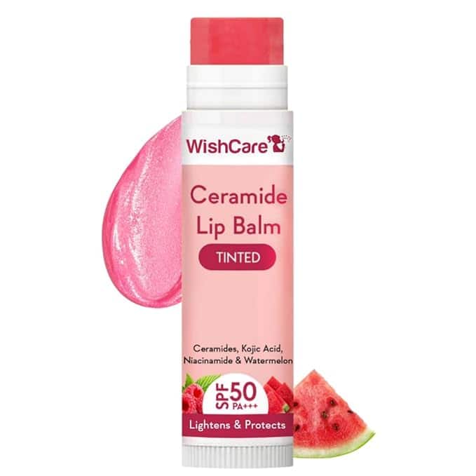 WishCare Tinted Ceramide Lip Balm with SPF 50 PA+++