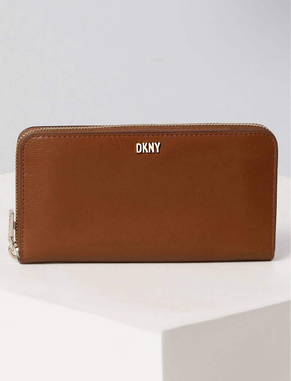 DKNY Women Leather Zip Around Wallet
