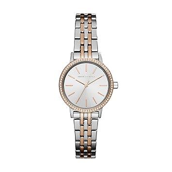 Armani Exchange Lola Analog Silver Dial and Band Women's Stainless Steel Watch - AX5542