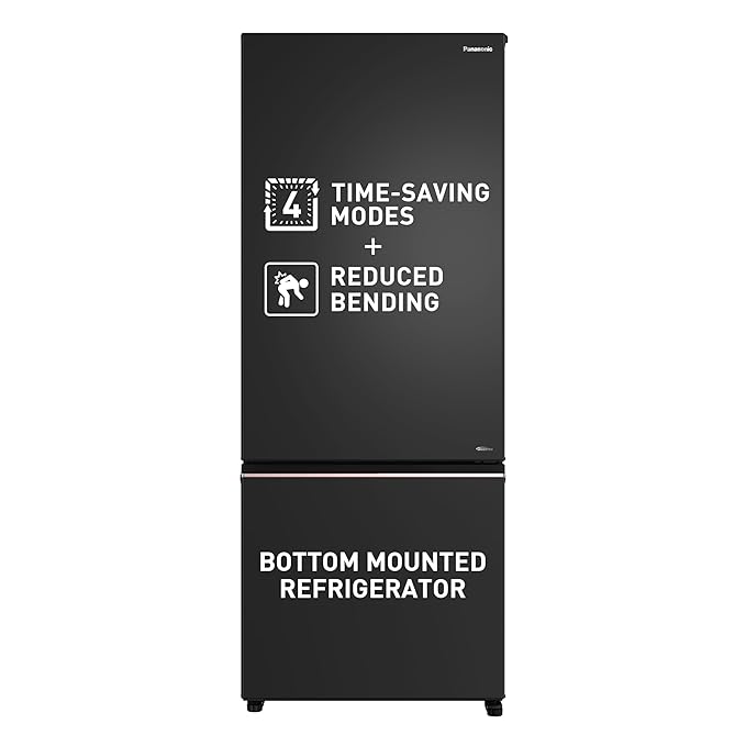 Panasonic 400L 2 Star Double Door Bottom Mount Refrigerator