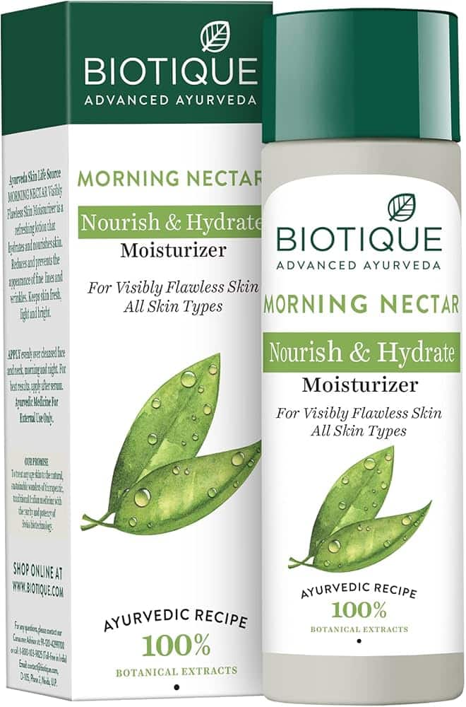 TRENDING Biotique Morning Nectar Nourish & Hydrate Visibly Flawless Skin Moisturizer - 190ml TRENDING Biotique Morning Nectar Nourish & Hydrate Visibly Flawless Skin Moisturizer - 190ml