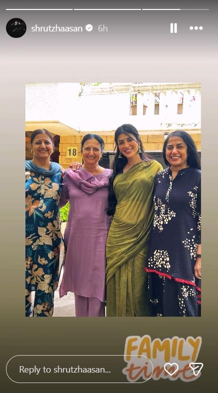 Shruti Haasan, Shruti Haasan temple visit, Varahi Amman temple Chennai