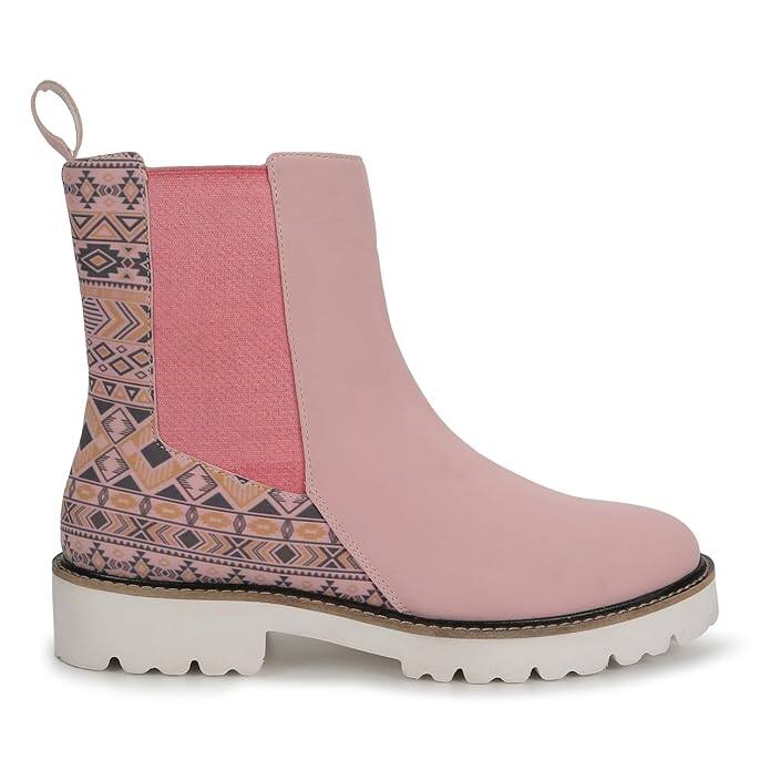 YOHO Women Printed Boots Stylish Comfortable Lightweight YOHO Women Printed Boots Stylish Comfortable Lightweight